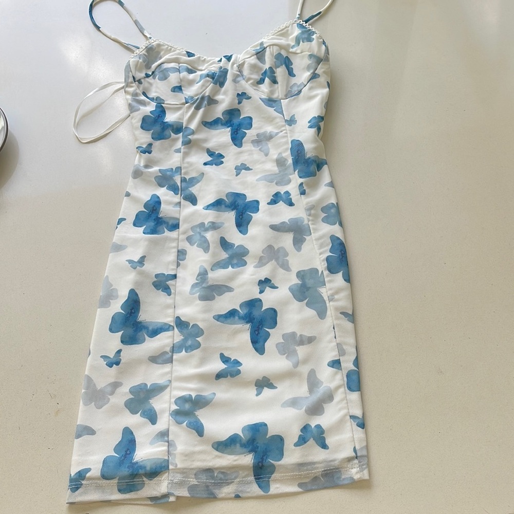 Princess polly butterfly mini dress